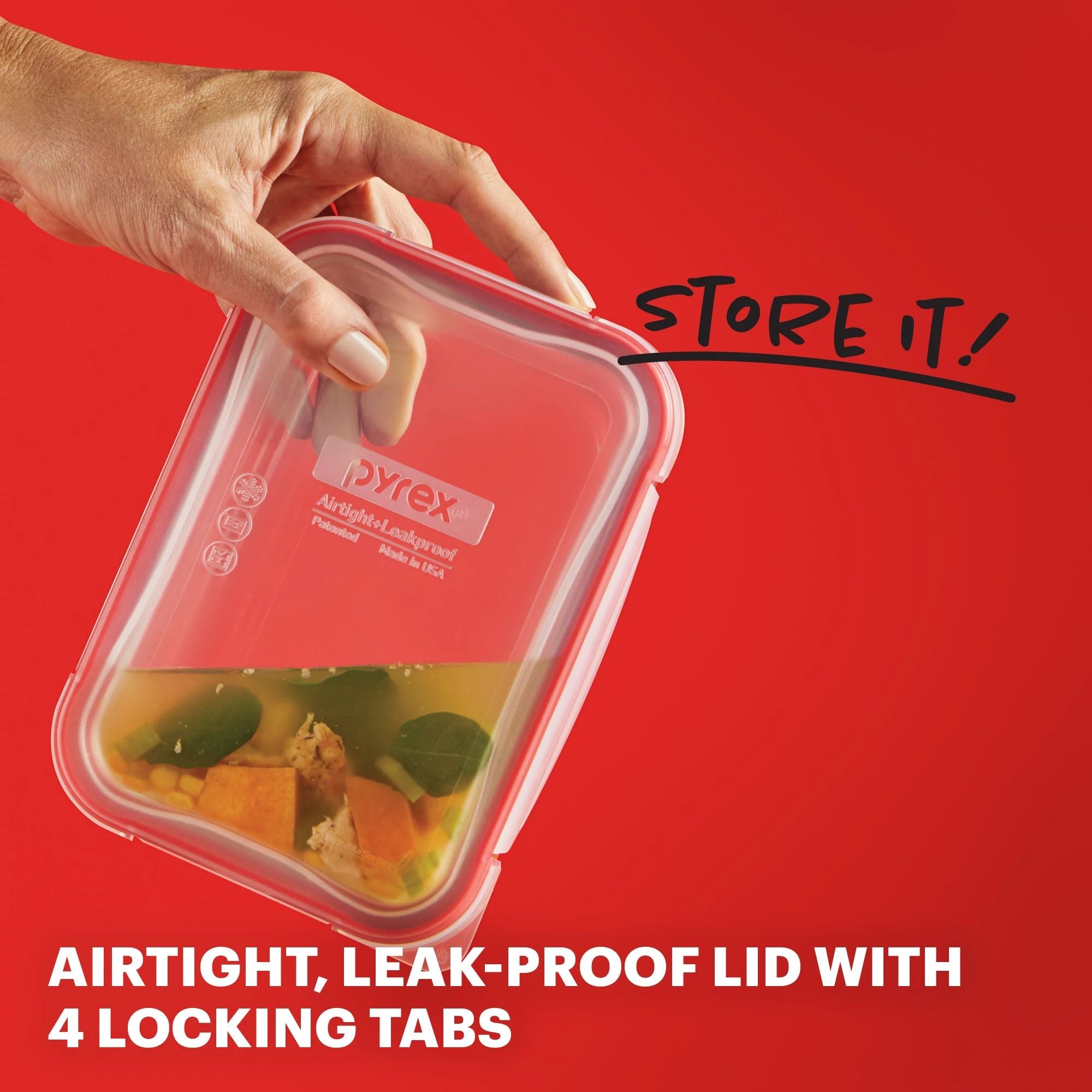 Pyrex? Freshlock? 2-cup Rectangle Glass Storage - Image 5